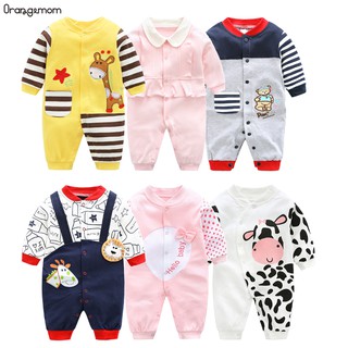 OrangeMom Baby Romper with Hairband Sports Style Infant Jumpsuit บอดี้สูทเด็กสีแดงชมพูขาว  สไตล์ใหม่ พร้อมสต็อก