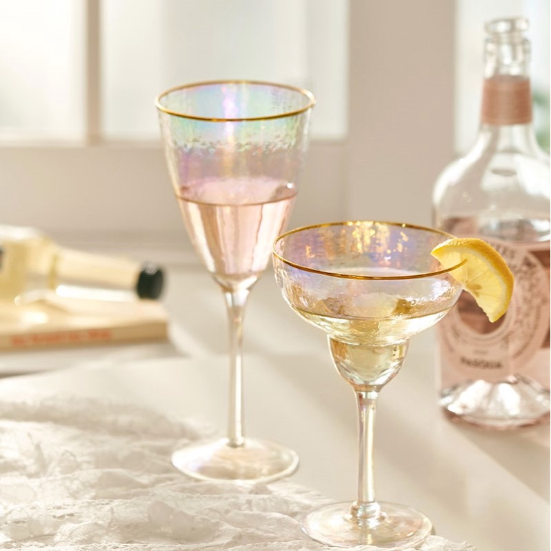 DECOVIEW Goldline Aurora Wine Glass Cocktail Glass | DESIGN by KOREA
