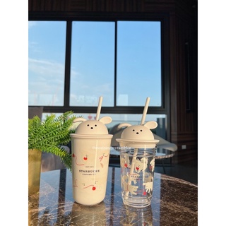 (สินค้าพร้อมส่ง) Starbucks Christmas 2021 แก้วน้ำน้องหมา🐶