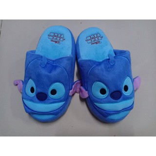 ‼️พร้อมส่ง‼️รองเท้าใส่เดินในบ้านพื้นหนาลายสติชStitch