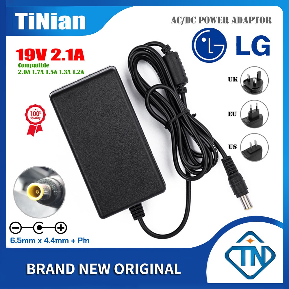 19V 2.1A 1.7A 1.3A อะแดปเตอร์ AC/DC สําหรับ LG ADS-40FSG-19 ADS-40SG-19-3 19032G EAY62549201 เอย์625