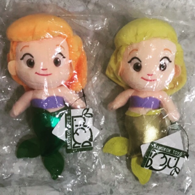 ตุ๊กตาเงือกน้อยน่ารักๆ ขนาด 7 นิ้ว งานคุณภาพ ราคาพิเศษสุด ตัวละ 69 บาท คุ้มค่าคุ้มราคา สินค้ามีจำกัด พร้อมส่งนะคะ