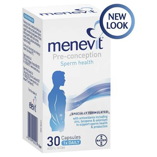 Menevit วิตามินบำรุงสำหรับคุณผู้ชาย ช่วยเพิ่มอสุจิ บำรุงสเปิร์มให้แข็งแรง พร้อมปฏิสนธิ หมดอายุ 06/2024