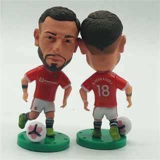 ตุ๊กตาฟุตบอล Manchester United Player 18 Bruno Fernandes ของเล่นสําหรับเด็ก