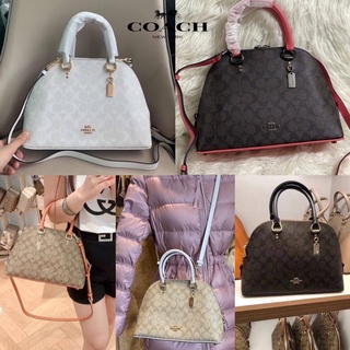 Coach KATY SATCHEL IN SIGNATURE CANVAS (COACH 2558)