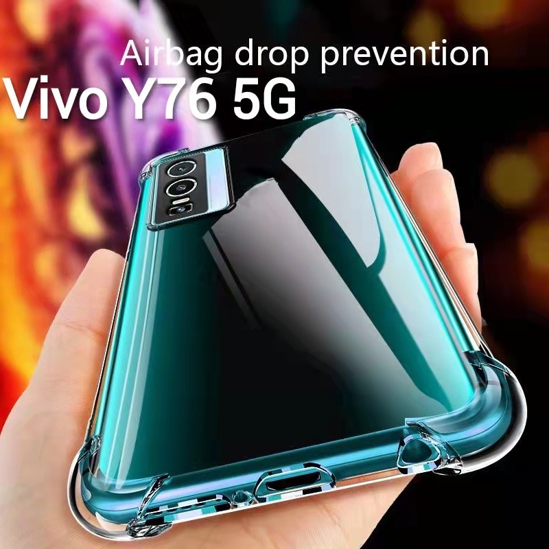 08 [ เคสใสพร้อมส่ง ] Case Vivo Y76 5G เคสโทรศัพท์ วีโว่ ใส กันกระแทก ส่งจากไทย