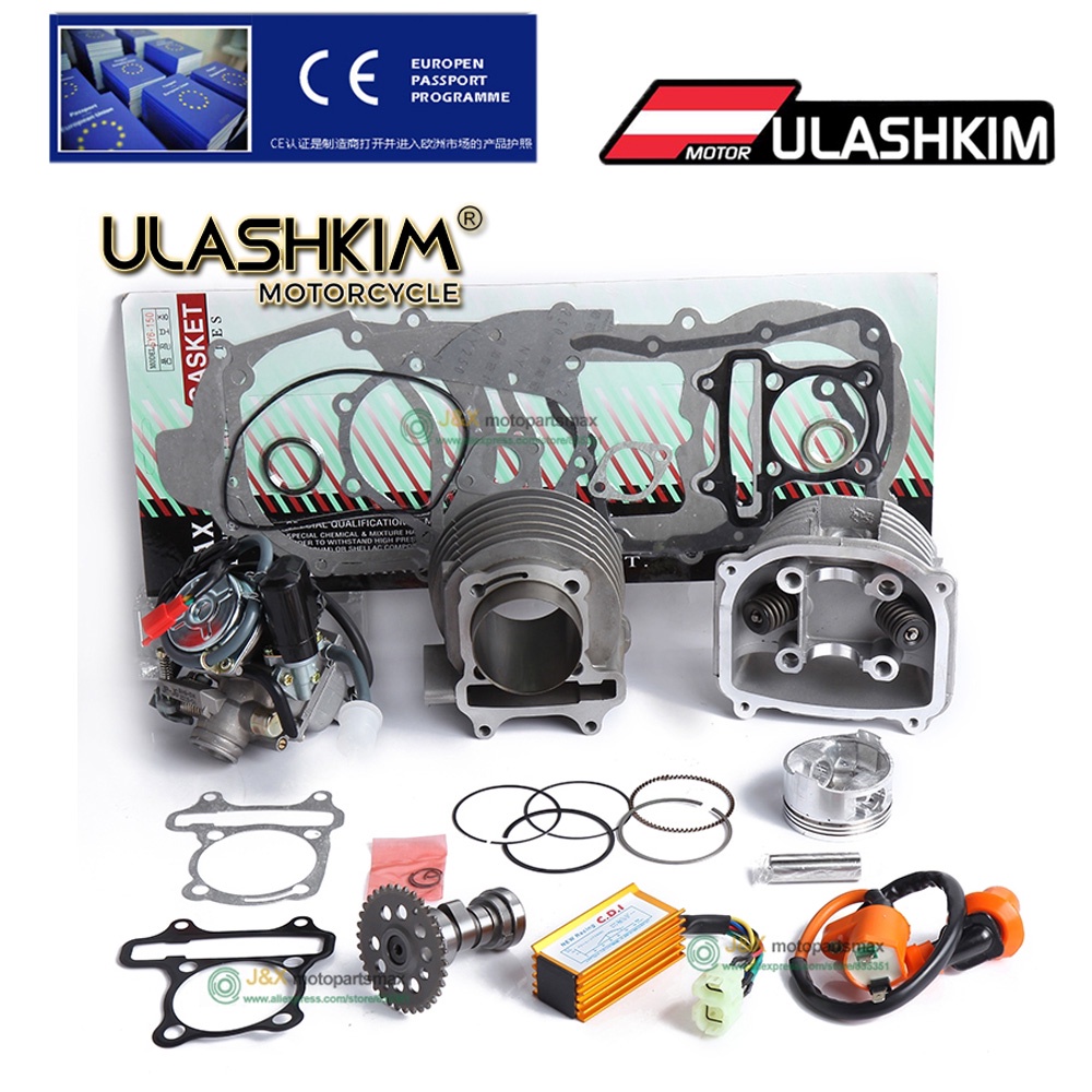 GY6 125cc 150cc Upgrade to GY6 200cc Add Power At Least 30%  Racing Camshaft CDI Muffler Performance