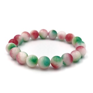 HOKLOKSEW ฮกลกซิ่ว หยกสามสี ขนาด 8 มม. สร้อยข้อมือหินแท้ by siamonlineshop