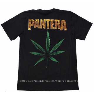 เสื้อยืดครอปkoMu   Yuedpao เสื้อยืดวง PANTERA pantera tshirtsS-5XL