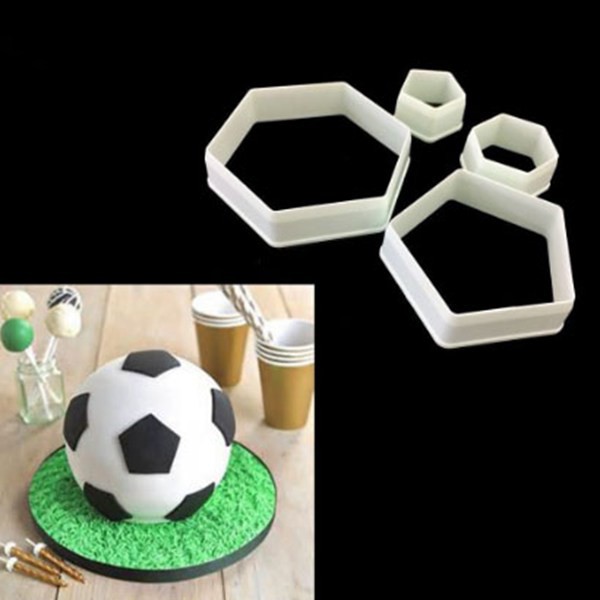 World Cup Soccer Football Cookie Cutter Baking Fondant Biscuit Mold set