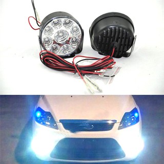 ไฟ LED DRL ไฟตัดหมอกสำหรับติดรถยนต์