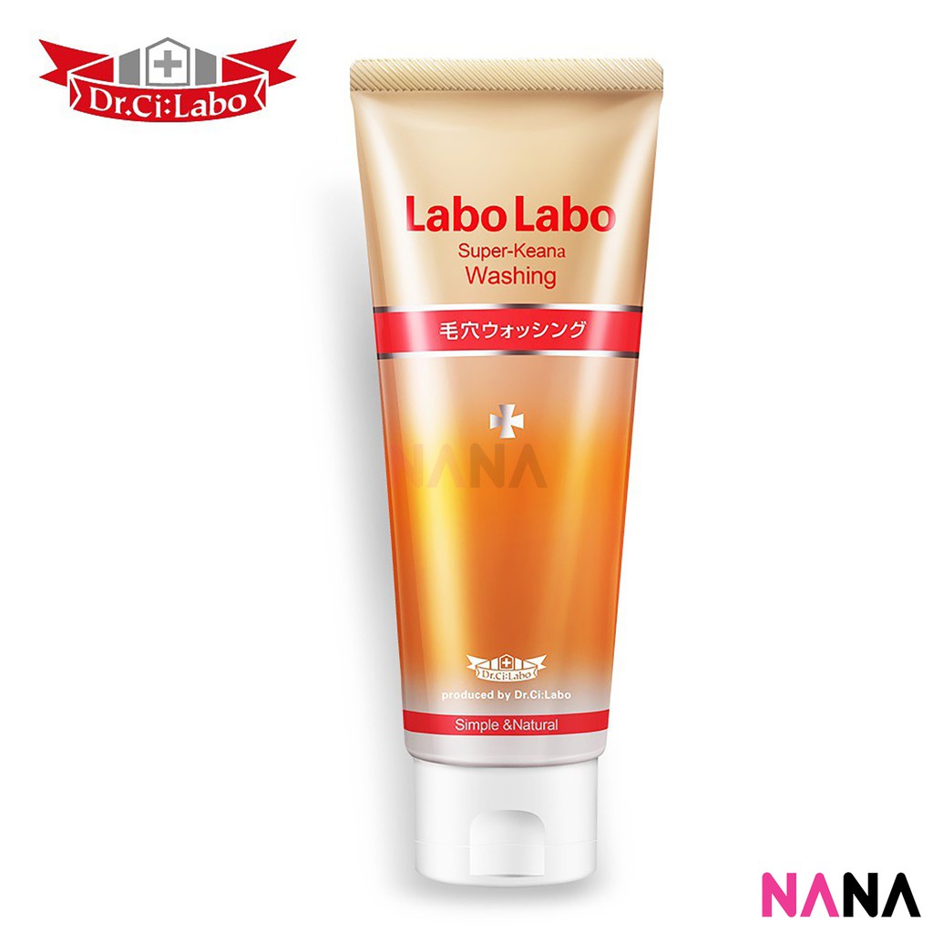 Dr.CiLabo Labo Labo Super Keana Washing 120g ดร. ซีลาโบะ ครีมล้างหน้าที่ขจัดสิ่งสกปรกลึกถึงรู