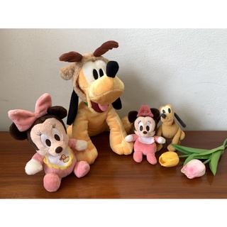 ✨สินค้ามือหนึ่ง✨   ตุ๊กตา Baby minnie / Pluto (Disney Store japan🏰🇯🇵)