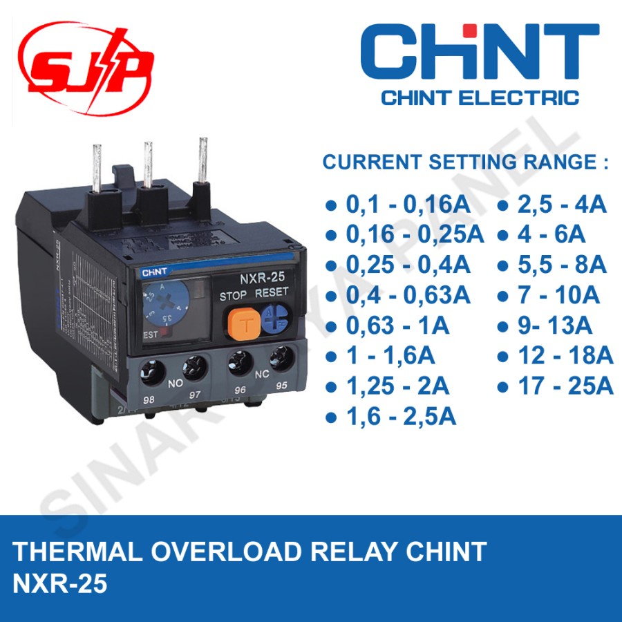 THERMAL OVERLOAD RELAY CHINT NXR-25 ต้นฉบับ