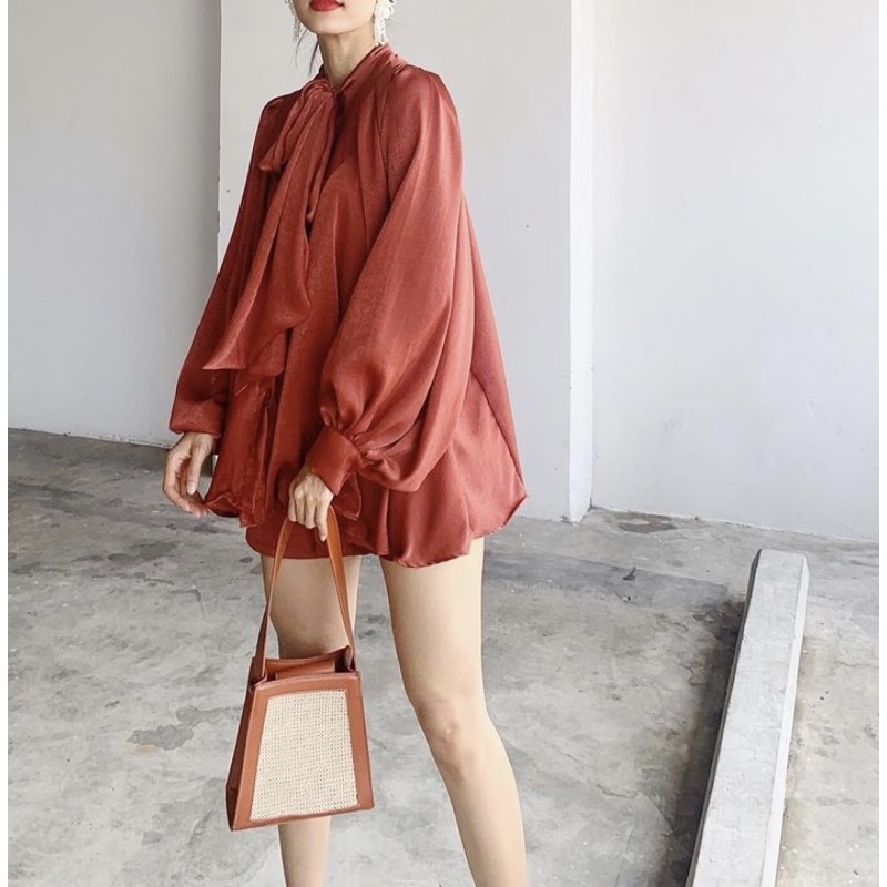 (มือ1) Fire brick bow tie set จากร้าน pplain