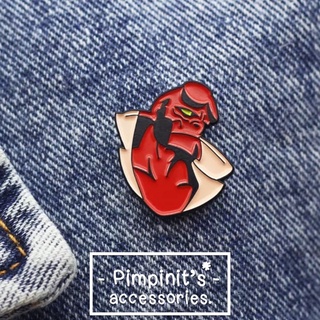 🇹🇭 พร้อมส่ง : เข็มกลัดลายเฮลล์บอย | Hellboy Enamel Brooch Pin.