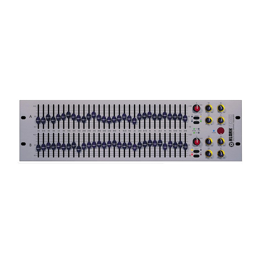 KLARK TEKNIK DN370 Graphic Eq อีควอไลเซอร์ KLARK TEKNIK DN370 2Channel 30 band 1/3 Octave Classic Gr