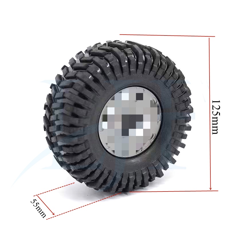 ยางล้อรถ ขนาด 2.2 นิ้ว สําหรับรถไต่หินบังคับ TRX4 TRX6 SCX10 Yikong D90 90046 KM2 RBX10 TK300 ราคา ถูกที่สุด ดีลบีเคเค แกลเลอรีภาพที่ 4