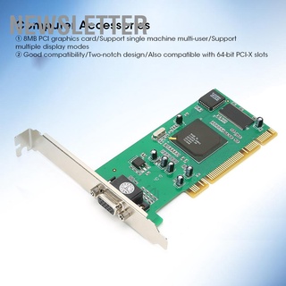 อุปกรณ์เสริมคอมพิวเตอร์ตั้งโต๊ะ Vga Pci 8MB 32Bit สําหรับ Ati Rage Xl