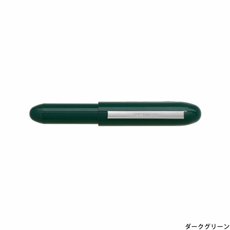 Penco Bullet Ballpoint Pen Light – Dark Green (HFT184-DGN)/ปากกาลูกลื่น รูปทรงกระสุน รุ่น light สีเขียวเข้ม แบรนด์ Penco