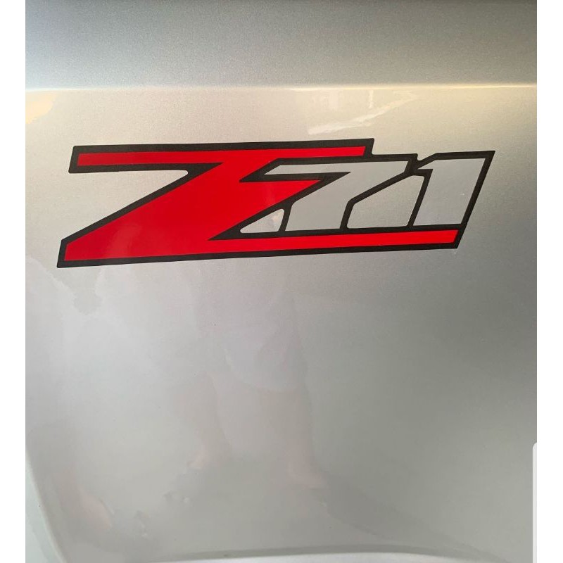 สติ๊กเกอร์ Z71  CHEVROLET ติดข้างท้ายกระบะ Colorado