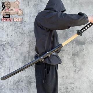 ดาบซามูไร ดาบคาตานะ ดาบโซโล✱Riman Grim Reaper ดาบเด็กของเล่นเด็ก samurai ใบมีด scabbard Iaido มีดไม้ cos ไม้ prop ดาบ