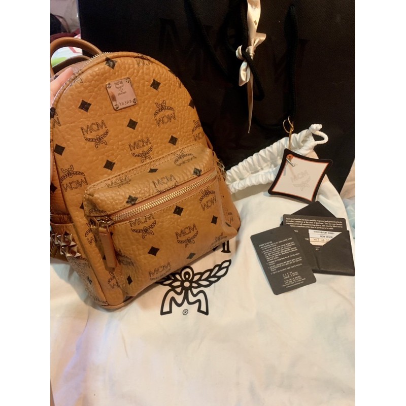 กระเป๋าเป้แบรนด์ MCM mini BACKPACK แท้ 100 Shopee Thailand