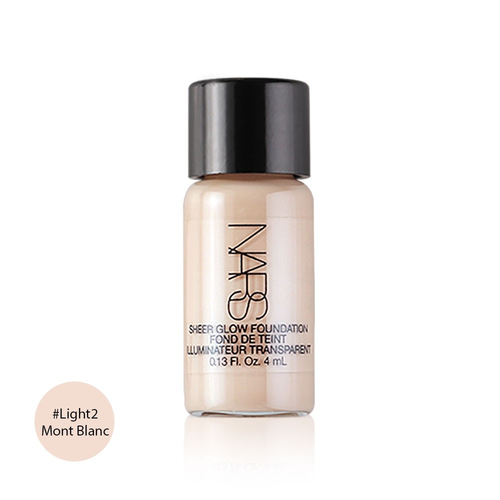 NARS Sheer Glow Foundation 4ml Light2 Mont Blanc. - konvy_officialshop ...