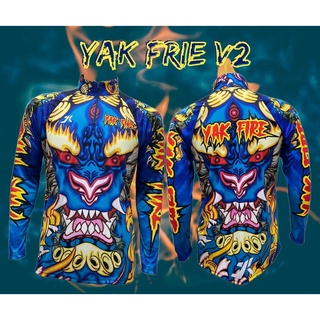 JK Thailand เสื้อตกปลา YAK FRIE V2 ป้องกันรังสี UV 80% แห้งเร็ว