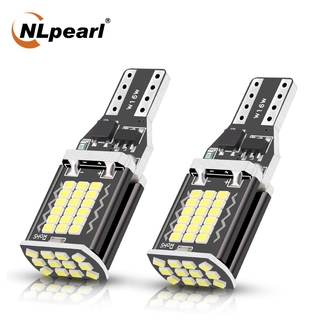 Nlpearl หลอดไฟสัญญาณ T15 W16W Led Super Bright 48SMD 2016Chips T15 Led 921 สีขาว 12V สําหรับรถยนต์ 2 ชิ้น