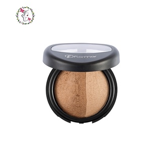 ฟลอร์มาร์ เบค พาวเดอร์ บรอนเซอร์ แบรนด์อิตาลี เบอร์023 ดูโอโกลด์ Flormar Baked Powder 023 Dual Gold 9 g.