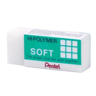 (KTS)ยางลบ Pentel Hi-Polymer Eraser - SOFT ZES-05