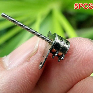 5PCS 2-phase 4-wire Micro Mini Miniature 6mm Stepper Motor Stepping 17mm Long Shaft Linear Screw Digital Camera Lens