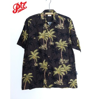 เสื้อฮาวาย GO BAREFOOT 64-1316 CLASSIC SHIRT COCONUT TREES