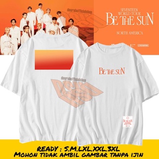 เสื้อยืด พิมพ์ลาย seventeen world tour Be the sun สไตล์เกาหลี