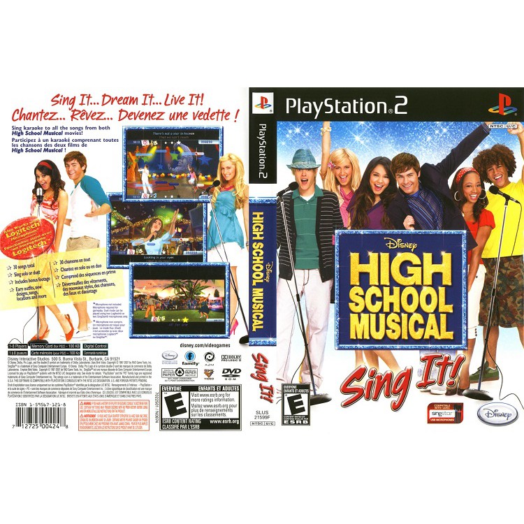 HIGH SCHOOL MUSICAL 1 [PS2 US : DVD5 1 Disc]