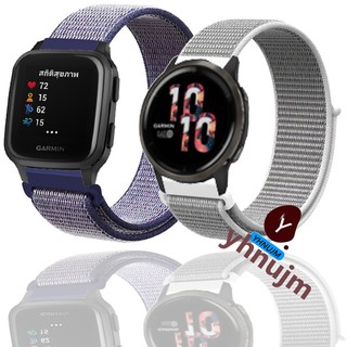 สายนาฬิกาไนลอน สำหรับ garmin venu sq music สาย garmin venu 2 สาย สายนาฬิก nylon strap garmin venu watch band