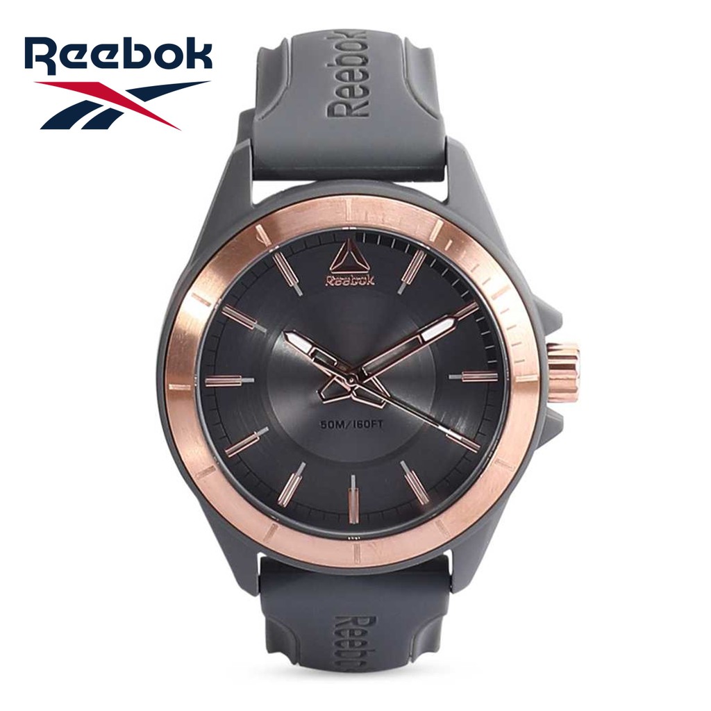 Reebok Watch รุ่น RD-MAK-G2-PAIA-A3 นาฬิกาข้อมือสายซิลิโคนเทา