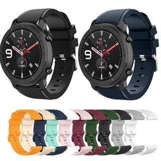 พร้อมส่ง! สายนาฬิกาข้อมือซิลิโคนนิ่ม สไตล์สปอร์ต สำหรับ Xiaomi Huami Amazfit GTR ขนาด 47 มม. 22 มม.