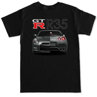 [COD] [พร้อมส่ง] เสื้อยืดแขนสั้นลําลอง ผ้าฝ้าย 100% พิมพ์ลาย Nissan Gtr Skyline R35 R32 R33 R34 พลัสไซซ์ สําหรับผู้