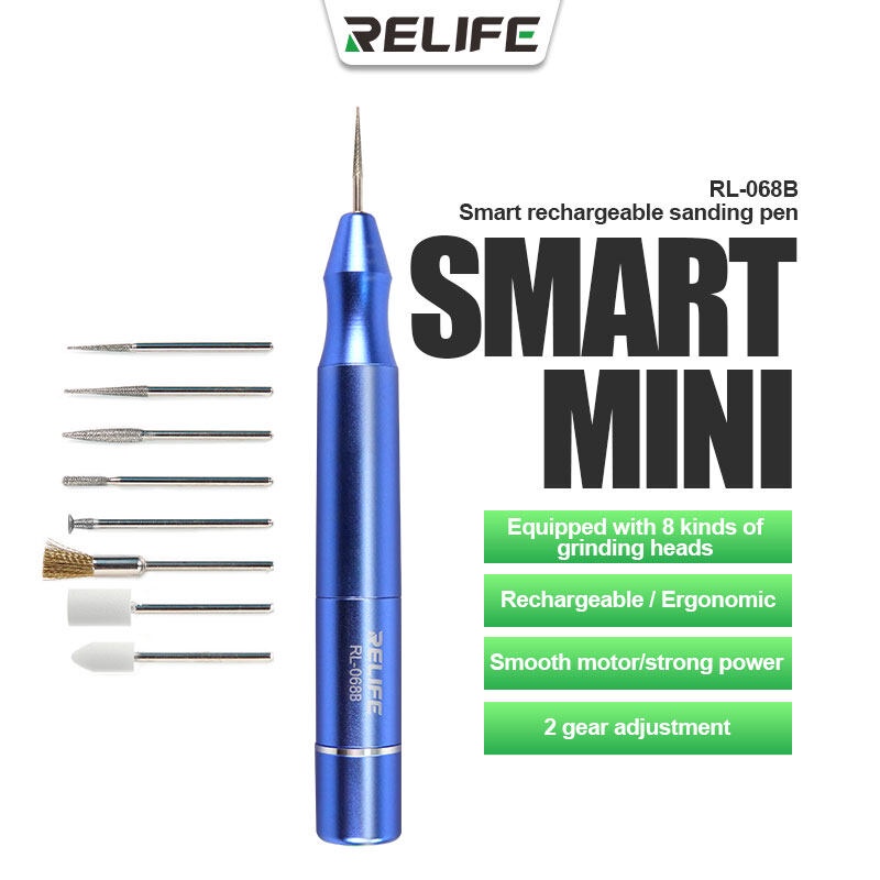ปากกาเจียรไฟฟ้า มินิ sunshine RELIFE RL-068B เครื่องเจีย SMART RECHARGEABLE SANDING TOOL