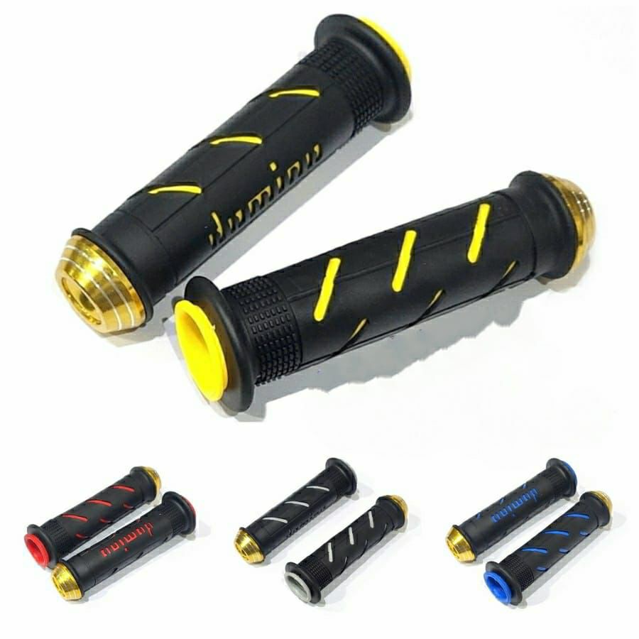 ปลอกแฮนด์ Handfat DOMINO LINE + Jalu Stang Gold CNC Universal Motor
