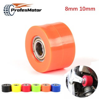 Drive Chain 8mm 10mm Pulley Roller Slider Tensioner Wheel Guide For Pit Dirt Street Bike Motorcycle CRF YZF EXC RMZ KLX