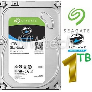 Harddisk กล้องวงจรปิด Seagate SATA-III SkyHawk 1TB Internal Hard Drive For CCTV