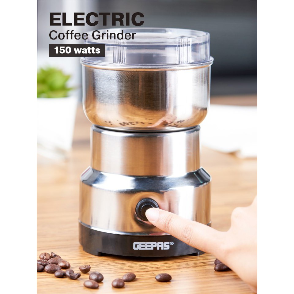 🧊 ICE COFFEE เครื่องบดกาแฟไฟฟ้า สแตนเลส อเนกประสงค์ 150วัตต์ Electric grinders เครื่องบดกาแฟไฟฟ้า - รูปที่ 2
