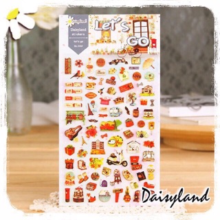 Daisyland Lets go Sticker - รหัส SD001