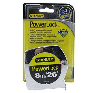 ตลับเมตร STANLEY PowerLock 8ม. 33444