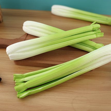 เซเลอรี่ปลอม ขึ้นฉ่ายฝรั่ง Celery ผักจำลอง ผักปลอม งานสวยสมจริง นิ่มคล้ายผักจริง ใช้ตกแต่งร้านอาหาร คาเฟ่ โต๊ะอาหาร