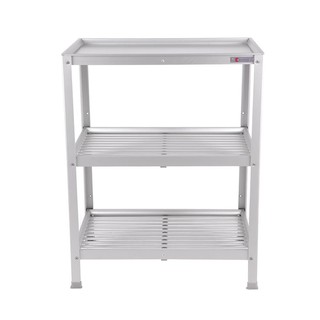 ชั้นคว่ำจานบนเรียบ S อะลูมิเนียม 3 ชั้น EKONO DISH DRAINER STAND UNIT ALUMINUM S 3TIER