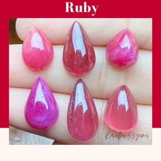 Ruby พลอยทับทิมแท้ พลอยทับทิมอาฟริกา พลอยทับทิมธรรมชาติ RBB010